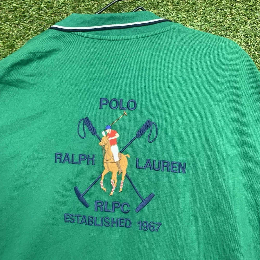 Polo Ralph Lauren Polo Shirt Mens 2XB 2X Big Logo Embroidered Equestrian Sport